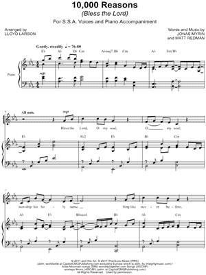 10,000 Reasons (Bless the Lord)