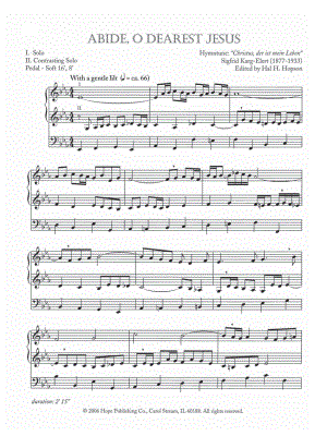 Abide, O Dearest Jesus