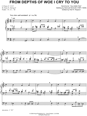 From Depths Of Woe I Cry To You