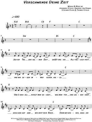 Verschwende Deine Zeit