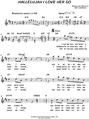 Hallelujah I Love Her So