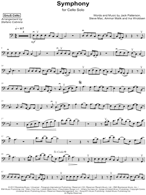Symphony by GnuS Cello - Sheet Music