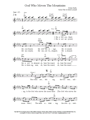 God Who Moves the Mountains