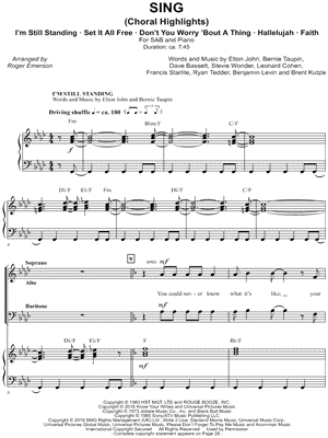 Sing (Choral Highlights)