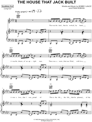 The House That Jack Built by Aretha Franklin - Sheet Music