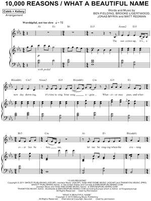 Worship Medley: 10,000 Reasons / What a Beautiful Name