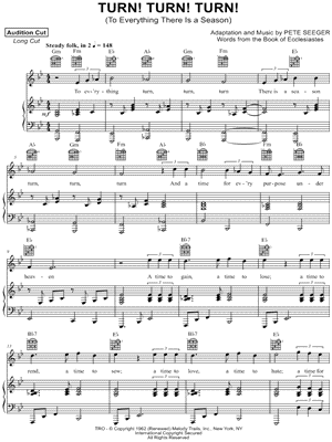 Turn! Turn! Turn! (To Everything There Is a Season)