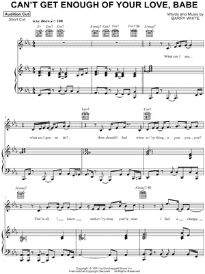 Can't Get Enough of Your Love, Babe