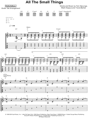 All the Small Things by Kelly Valleau - Sheet Music