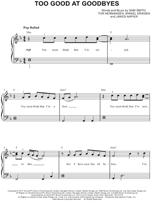 Too Good at Goodbyes