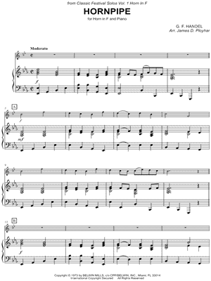 Hornpipe - French Horn & Piano