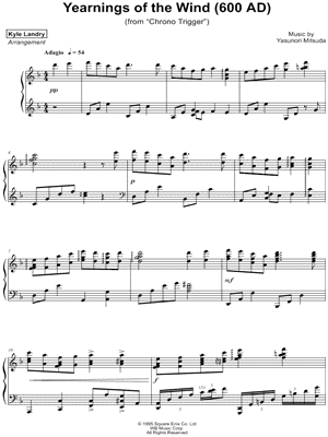 Yearnings of the Wind (600 AD) by Kyle Landry - Sheet Music