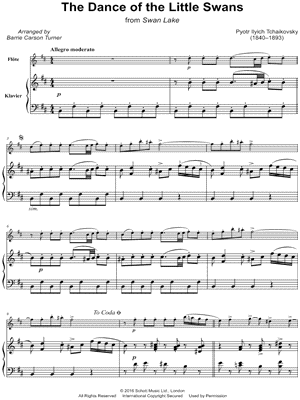 Danse des petits cygnes -  Flute & Piano