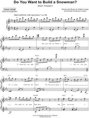 Do You Want To Build a Snowman?