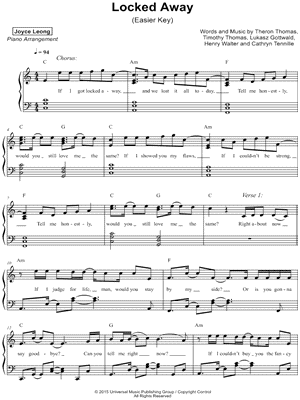 Locked Away [Easier Key]