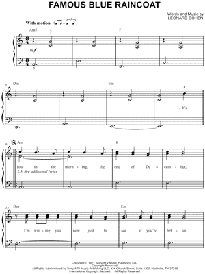 Famous Blue Raincoat