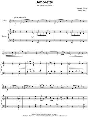 Amorette Opus 54 No. 3