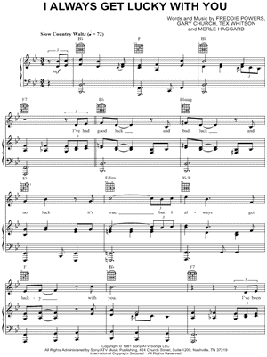 I Always Get Lucky With You