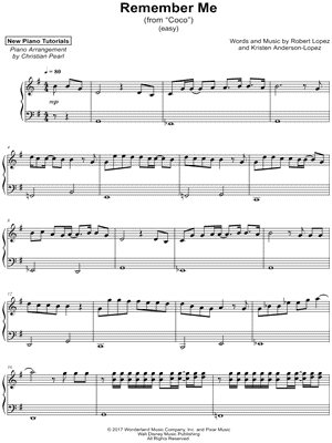 Remember Me [Easy Version]