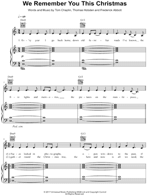 We Remember You This Christmas