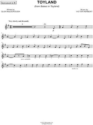 Toyland - Bb Instrument