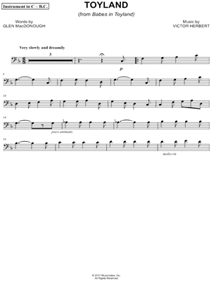 Toyland - Bass Clef Instrument