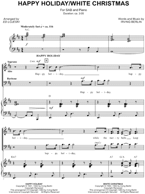 Happy Holiday/White Christmas