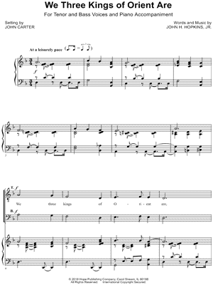 We Three Kings Of Orient Are