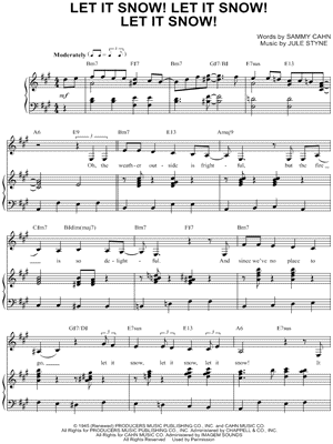 Let it Snow! Let it Snow! Let it Snow!