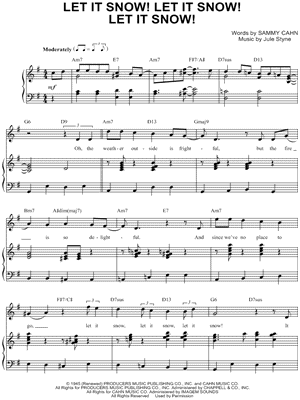 Let it Snow! Let it Snow! Let it Snow!