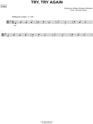 Try, Try Again - Viola