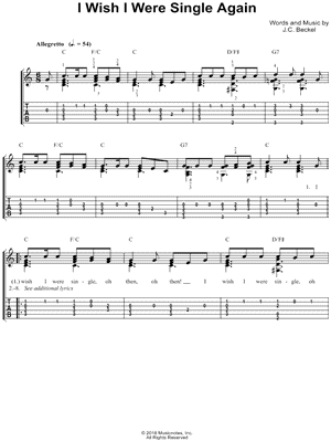 I Wish I Were Single Again