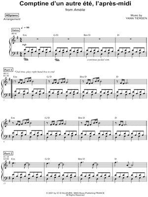 Comptine d'un autre été : L'après midi