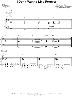 I Don't Wanna Live Forever