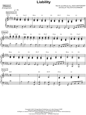 Liability by HDpiano - Sheet Music