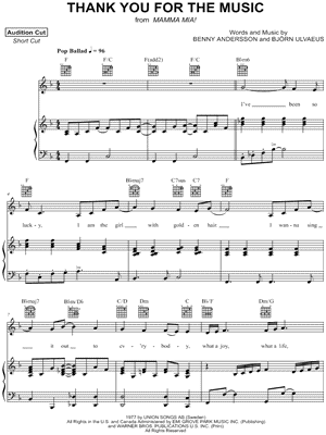 Thank You for the Music