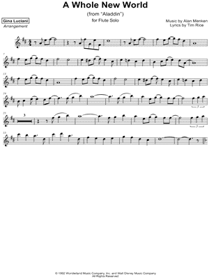 A Whole New World (from Aladdin)