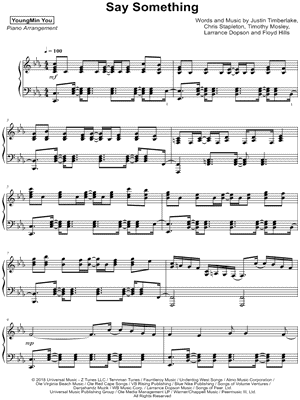 Say Something by YoungMin You - Sheet Music