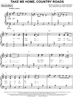 Take Me Home, Country Roads