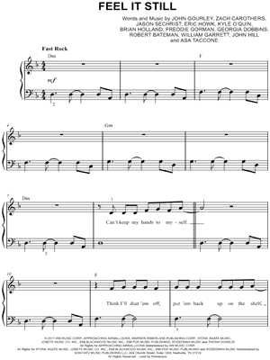 Feel It Still by Portugal. The Man - Sheet Music