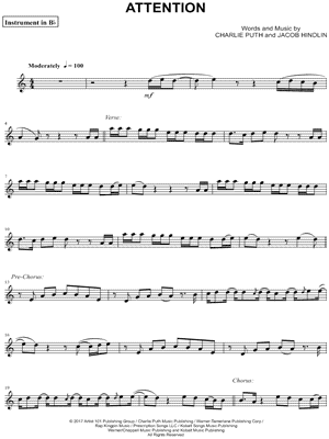 Attention - Bb Instrument