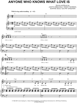 Anyone Who Knows What Love Is