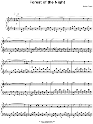 Forest of the Night by Brian Crain - Sheet Music