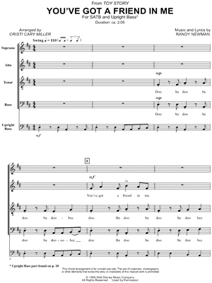 You've Got a Friend in Me from Toy Story - Sheet Music