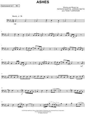 Ashes - Bass Clef Instrument