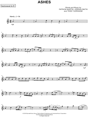 Ashes - Eb Instrument