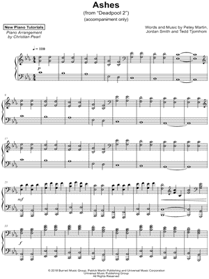 Ashes [accompaniment only]