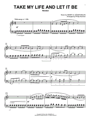 Take My Life, and Let It Be by Phillip Keveren - Sheet Music
