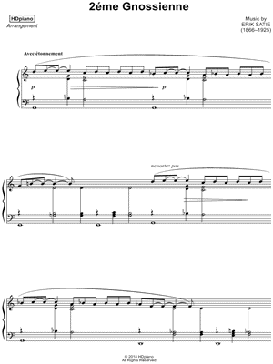 Gnossienne No. 2
