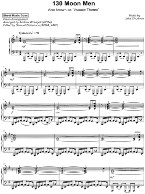 130 Moon Men by Sheet Music Boss - Sheet Music